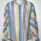 Ben Sherman Multi-Color Stripe Shirt Men's Size Large