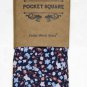 Cedar Wood State Pocket Square Hankerchief Floral Men's