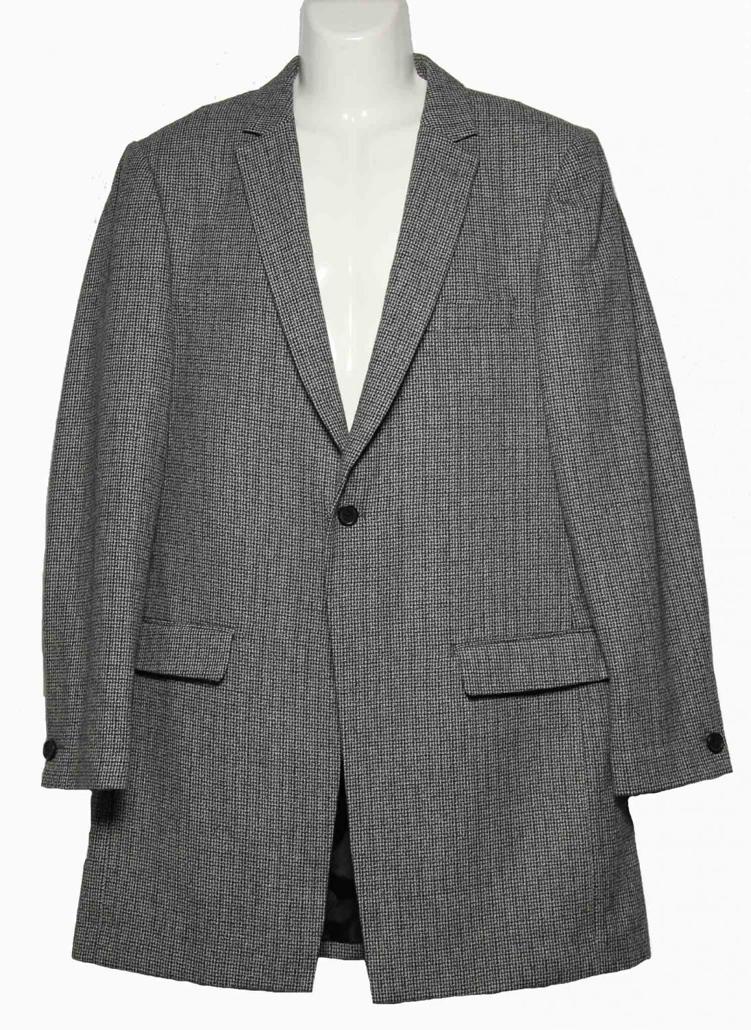 Cedar Wood State Car Coat Style Overcoat Gray Men's Size Slim L