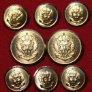 Jos. A. Bank Blazer Buttons Set Gold Brass Shank Men's Jos. A. Bank Blazer Buttons Set Gold Brass Shank Men's