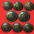 Vintage Mark Shale Blazer Buttons Set 1970s Brown Metal Shank Men's Vintage Mark Shale Blazer Buttons Set 1970s Brown Metal Shank Men's