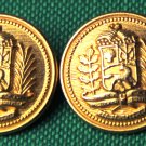 Two Mens Kingsley Blazer Buttons Gold Metal Shank Two Mens Kingsley Blazer Buttons Gold Metal Shank