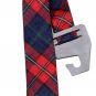Tartan Plaid Tie Cotton Red Blue Green Skinny Cedar Wood State Men's