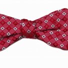 Penrose London Bow Tie Kite.D Silk Red White Blue Pre-Tied Men's