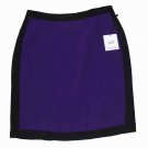Calvin Klein Skirt Purple Black Women's Size 10