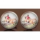 Fox Hunt Cufflinks Metal Alloy Gascoigne Men's