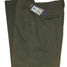 Columbia Hiking Pants Green Flat Front Authentic Fit Size 38 X 34