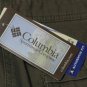 Columbia Hiking Pants Green Flat Front Authentic Fit Size 38 X 34