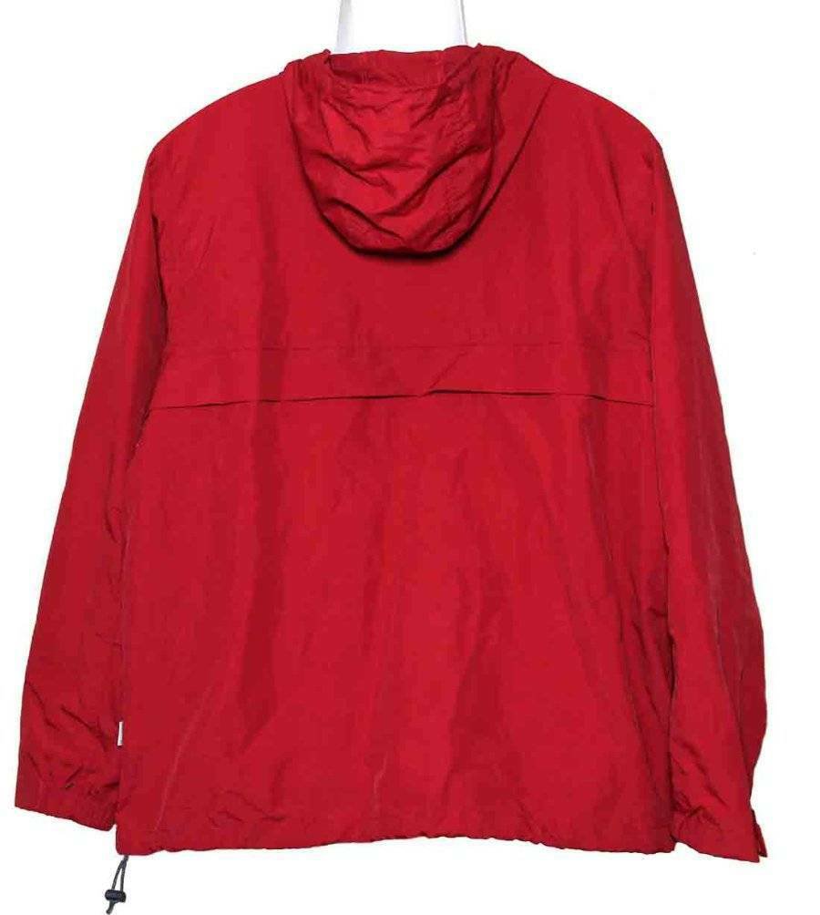 Orvis Nylon Hooded Gateshead Anorak Jacket Red Nylon Men's Size Medium