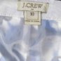 J. Crew Wrap Skirt Navy Blue White Women's Size 10