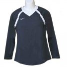 Nike Activewear Top Shirt Gray White V-Neck Women's Size M Nike Activewear Top Shirt Gray White V-Neck Women's Size M