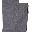 Banana Republic Modern Fit Dress Pants Gray Checks Cotton Flat Front Men's Size 33 X 30 Banana Republic Modern Fit Dress Pants Gray Checks Cotton Flat Front Men's Size 33 X 30