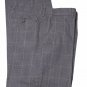 Banana Republic Modern Fit Dress Pants Gray Checks Cotton Flat Front Men's Size 33 X 30