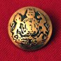 One Large Vintage Canterbury Blazer Button Gold Lion Unicorn Shank