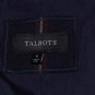 Talbots Boathouse Row Style Blazer Navy Red Striped Size 8