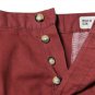 Denim Co Pants Slim Fit Chinos Button Fly Maroon Men's Size 32 X 32
