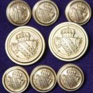 Mens Arnold Palmer Blazer Buttons Set Gold Brass Mens Arnold Palmer Blazer Buttons Set Gold Brass