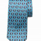 J Crew Silk Neck Tie Blue Red Gray Narrow Nautical Men's