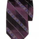 Jhane Barnes Neck Tie Silk Burgundy Blue White Gray Men's