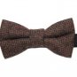Gascoigne Wool Tweed Bow Tie Olive Brown Red Yellow Men's