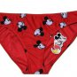 Disney Swim Bikini Bottom Mickey Red Black White Women's Size 12