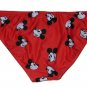 Disney Swim Bikini Bottom Mickey Red Black White Women's Size 12