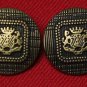 Two Mens Vintage St. Albans Blazer Buttons Gold Brown