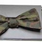 Duck Dynasty Camo Bowtie + Pocket Square Brown Green