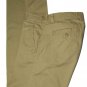 Denim Co Chinos Khaki Pants Flat Front ACTUAL Size 33 X 31