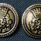 Two Mens Sir Thomas Moore Blazer Jacket Buttons Gold Black