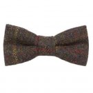Gascoigne Wool Tweed Bowtie Brown Olive Men's