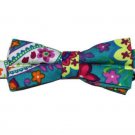 Men's Gascoigne Floral Bowtie Teal Purple Orange White Yellow