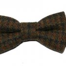 Gascoigne Wool Tweed Bow Tie Brown Orange Yellow Men's