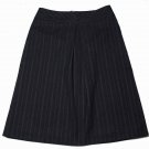 Banana Republic Gray Pinstripe Skirt Women's Size 2P