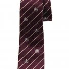 John Varvatos Tie Italian Silk Burgundy Tan White Men's