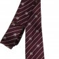 John Varvatos Tie Italian Silk Burgundy Tan White Men's