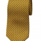 Brooks Brothers Silk Tie Yellow Black White Men's