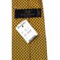 Brooks Brothers Silk Tie Yellow Black White Men's
