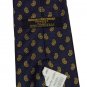 Brooks Brothers Silk Tie Navy Blue Gold Paisley Men's