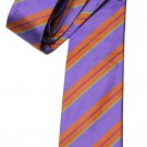 GANT Italian Silk Tie Caribbean Stripe Orange Purple Green Men's