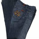 Womens 7 For All Mankind Denim Jeans Blue Size 27 X 30