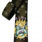 Ed Hardy Tie Silk King Bulldog Men's Ed Hardy Tie Silk King Bulldog Men's
