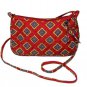Vera Bradley Purse Handbag Crossbody Red Retired Villa 8.5"