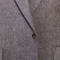 Jos A Bank Brown Herringbone Blazer Wool Mens Size 42 R