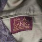 Jos A Bank Brown Herringbone Blazer Wool Mens Size 42 R