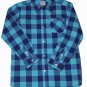 Boys Children's Place Shirt Green Blue Size XL or 14