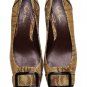 Cole Haan Shoes Heels Tan Brown Leather Women's Size 6.5B