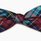 Countess Mara Bow Tie Bow Tie Multi-Color Plaid Silk Blend