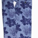 Brooks Brothers Floral Cotton Shorts Blue Flat Front Size 36