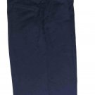Boy's Nautica Shorts Navy Blue Flat Front Long Size 18